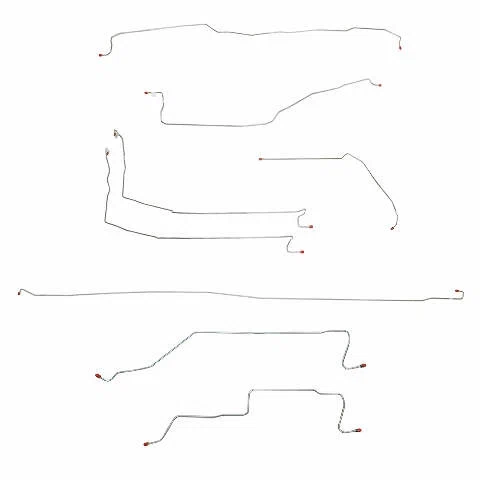 2005-07 Chevrolet Silverado 1500 Complete Brake Line Kit 4WD Reg Cab_Long Bed CBK0076OM